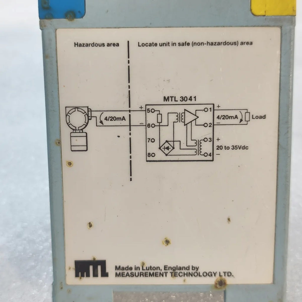 MTL 3041 Repeater Power Supply 4/20mA 20-35V DC