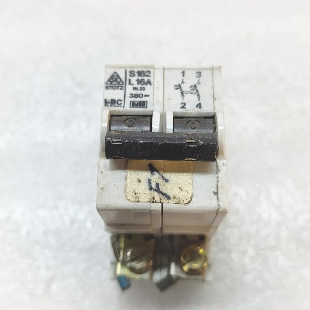 BBC STOTZ S162 L16A MCB Circuit Breaker 2P 380V