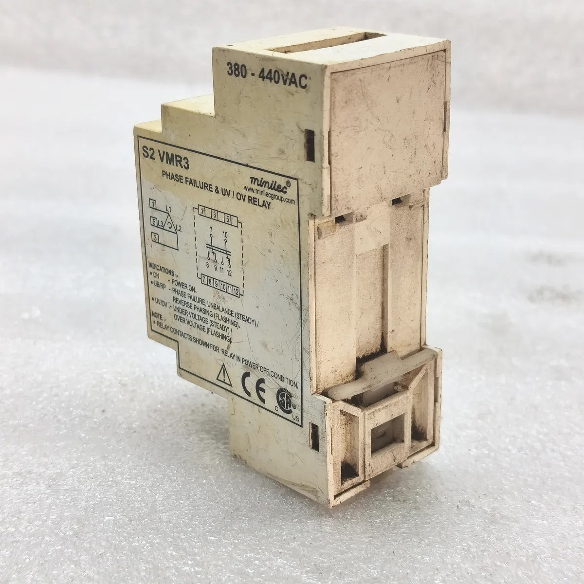 MINILEC S2 VMR3 Phase Failure UV/OV Relay 380-440VAC