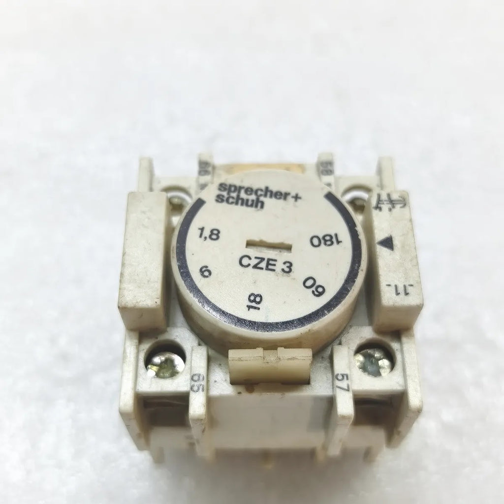 SPRECHER+SCHUH CZE 3 Pneumatic Timing Module 1.8-180s 660V 16A