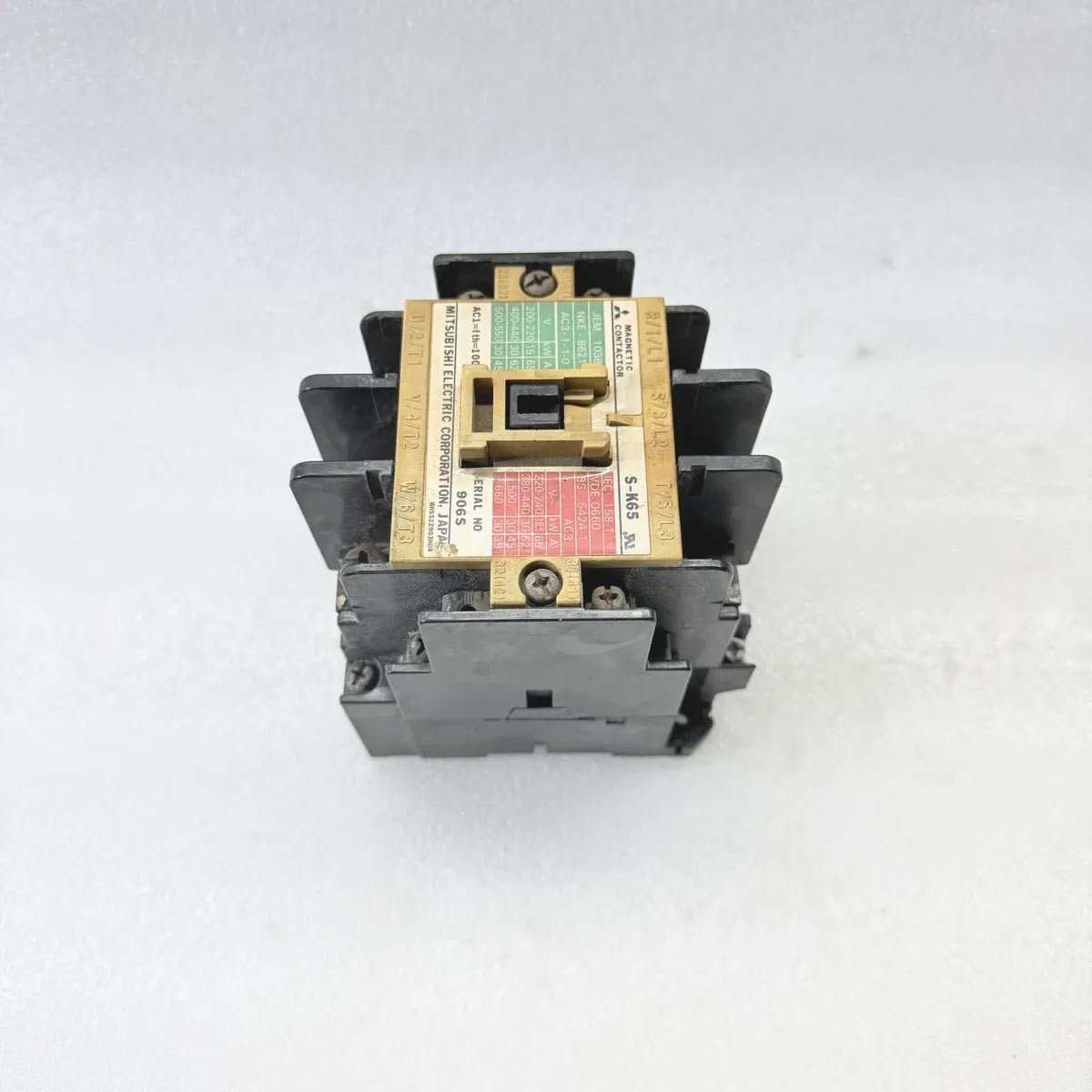 MITSUBISHI S-K65 Magnetic Contactor 3P 65A 440V