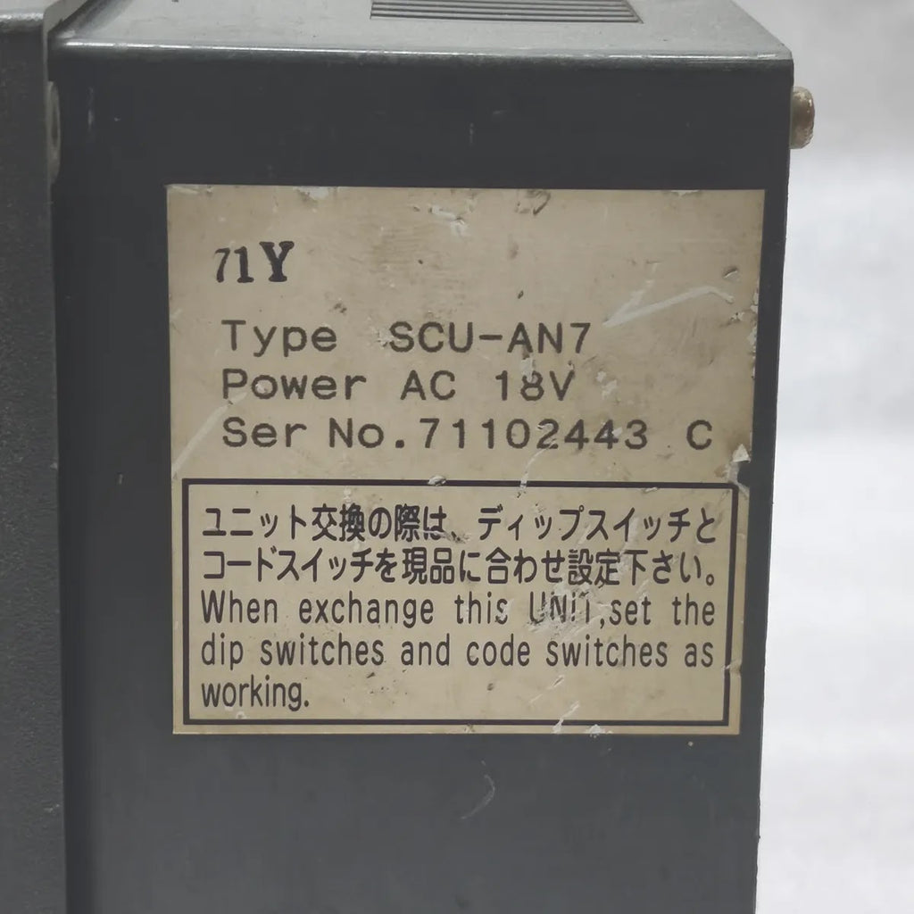 JRCS SCU-AN7 Starter Control Unit AC 18V