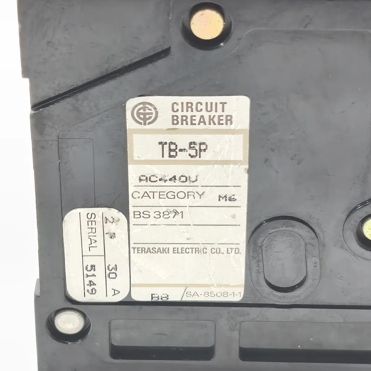 TERASAKI TB-5P Circuit Breaker 2P 30A 440V