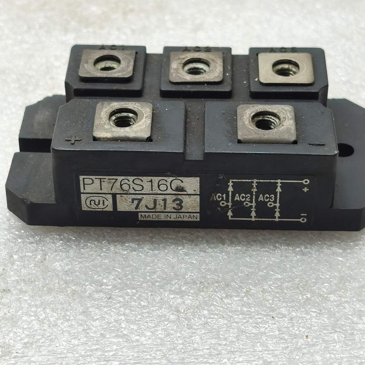 NIEC PT76S16C Three Phase Bridge Rectifier Module 75A 1600V
