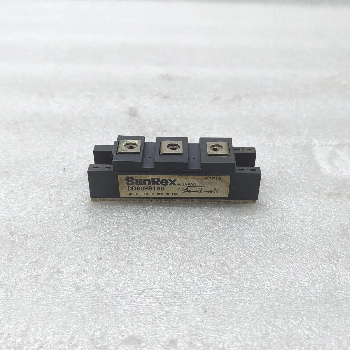 SANREX DD60HB160 Dual Diode Module 60A 1600V