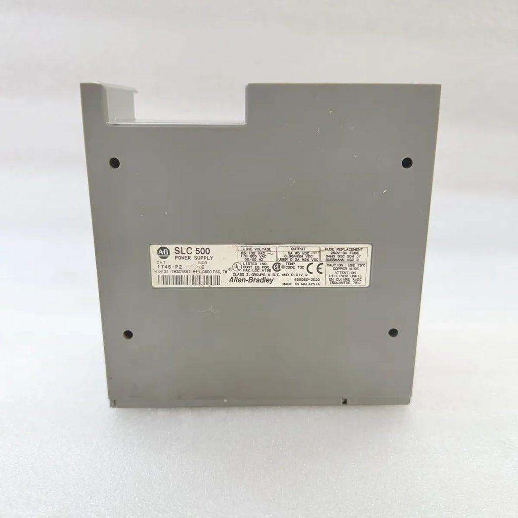 A Bradley 1746-P2 SLC 500 Power Supply 5A 5VDC 120/240VAC