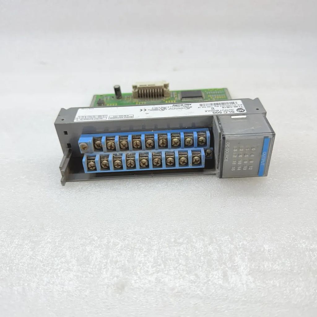 A Bradley 1746-OB16 SLC 500 DC Output Module 16-Point 10-50VDC
