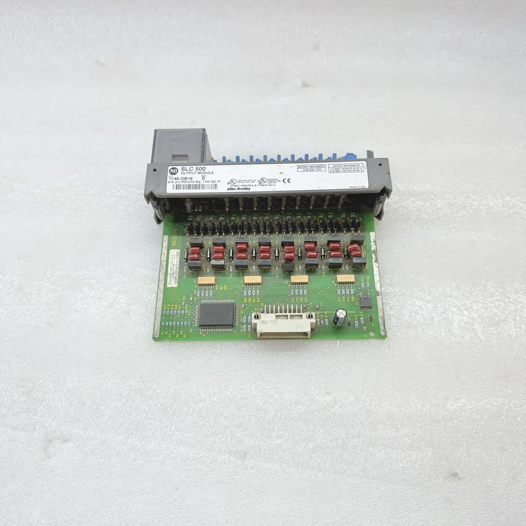 A Bradley 1746-OB16 SLC 500 DC Output Module 16-Point 10-50VDC