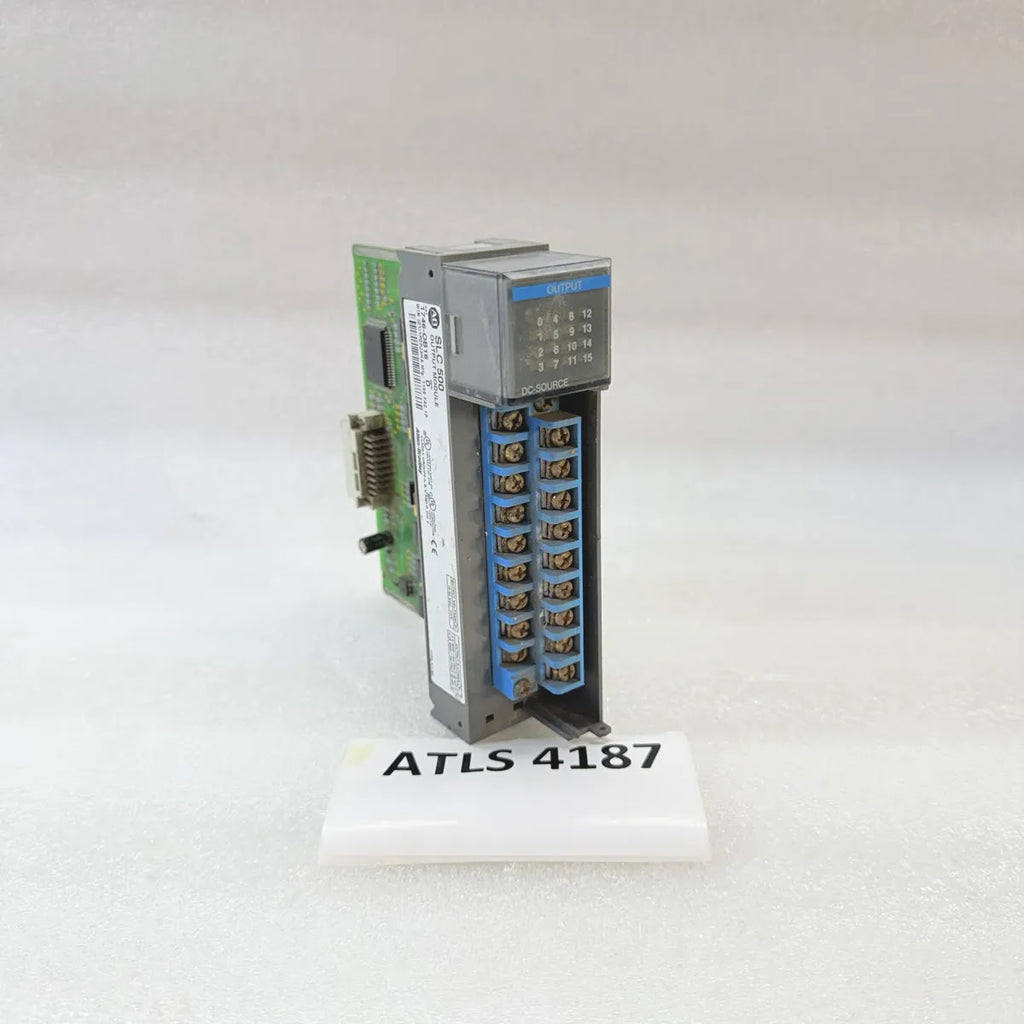 A Bradley 1746-OB16 SLC 500 DC Output Module 16-Point 10-50VDC