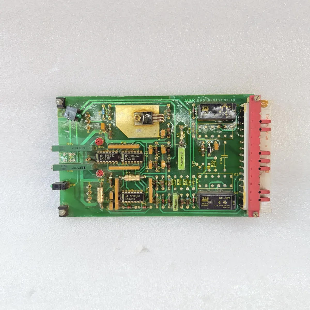 MAK B9.01.6-91.21.01-10 Motor Control Plug-In Card 12V