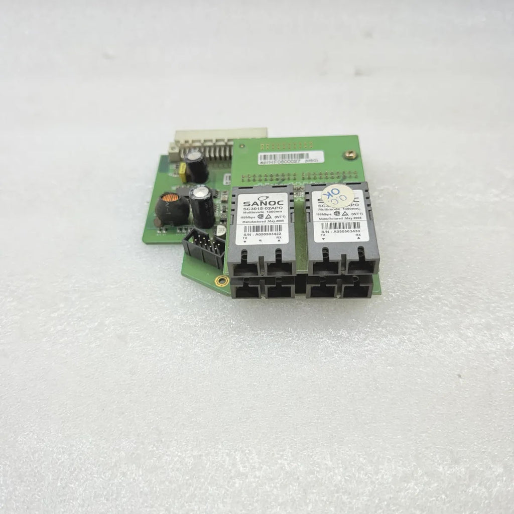 PCBIM4-2FX + SANOC SC3015-02APO Fiber Optic Interface Board 155Mbps 1300nm
