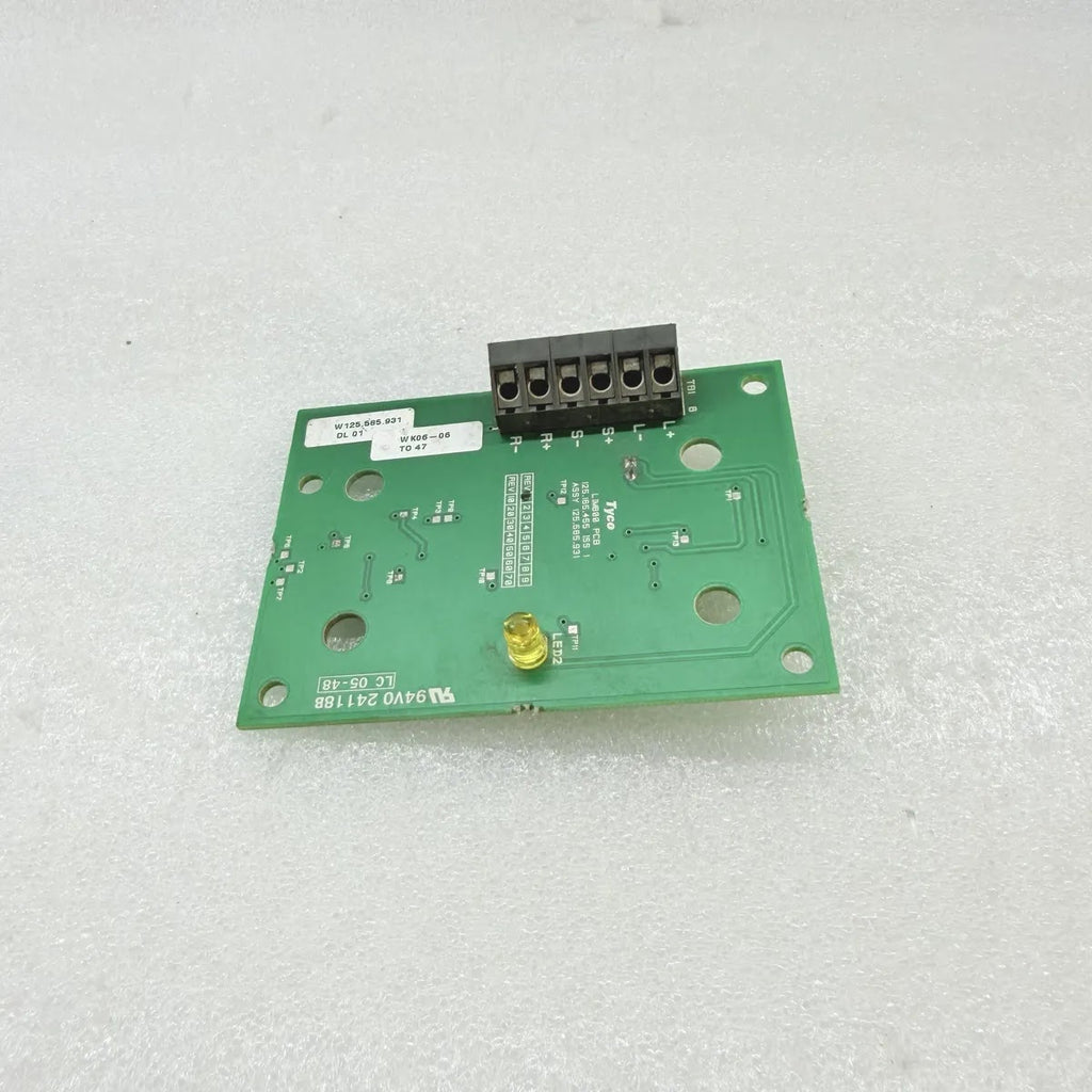 TYCO LIM800 PCB 125.585.931 Line Isolator Module MX Addressable Loop