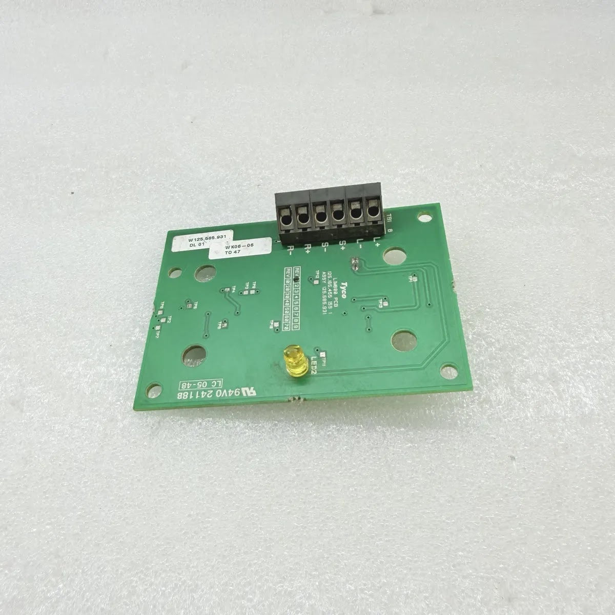 TYCO LIM800 PCB 125.585.931 Line Isolator Module MX Addressable Loop