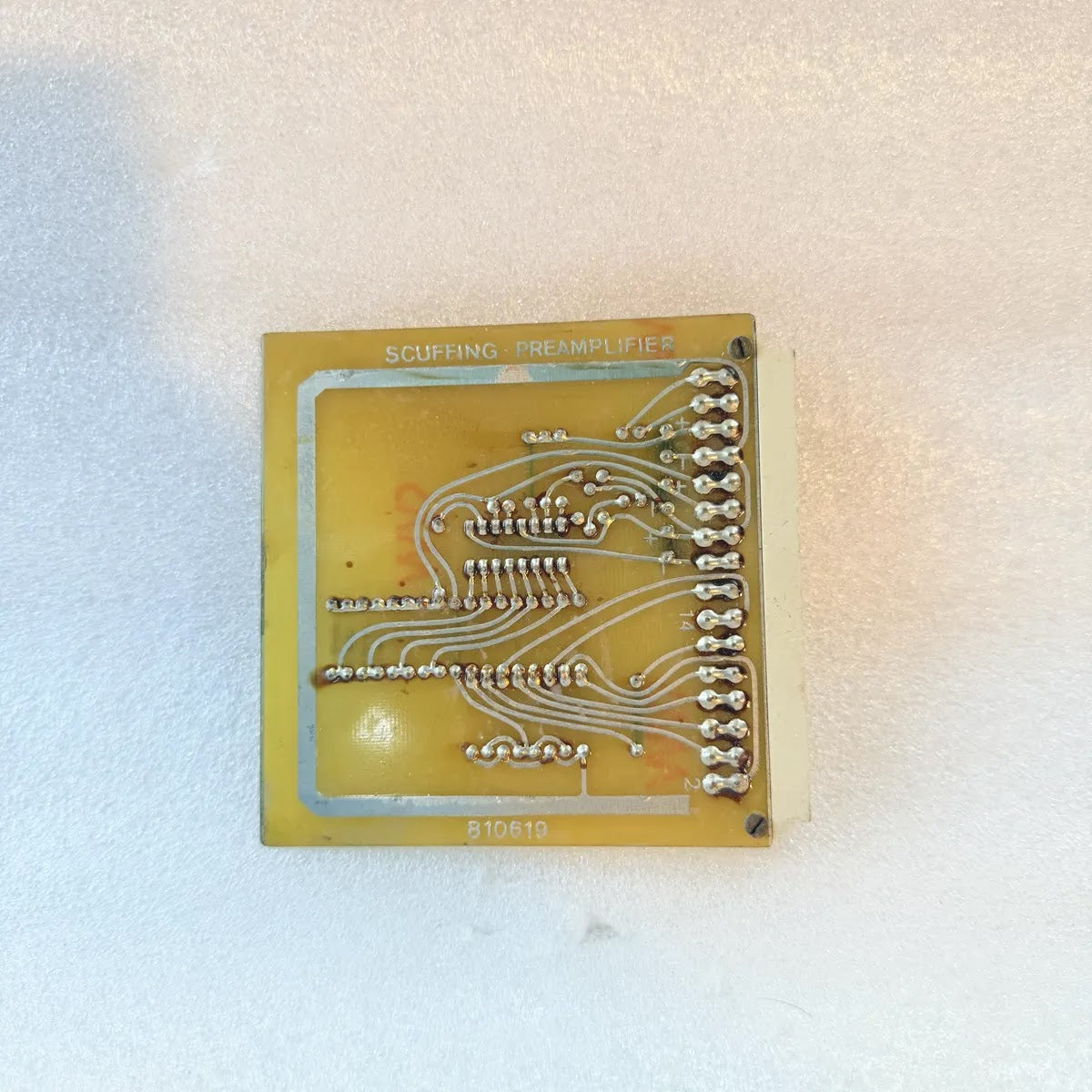 810619 Scuffing Preamplifier Circuit Board