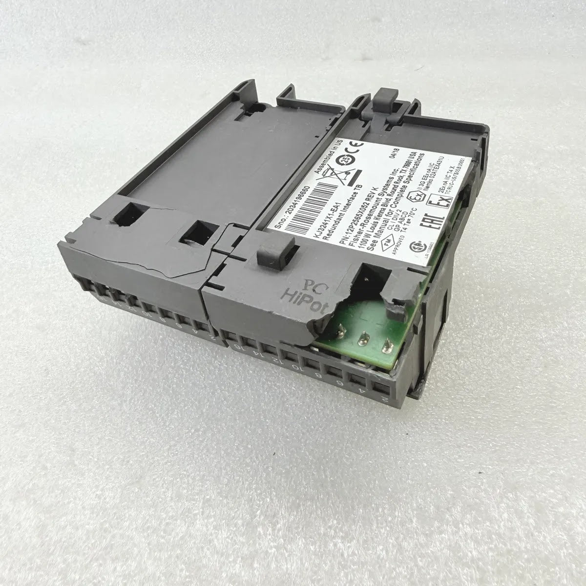 EMERSON KJ3241X1-EA1 DeltaV Redundant Serial Interface Terminal Block