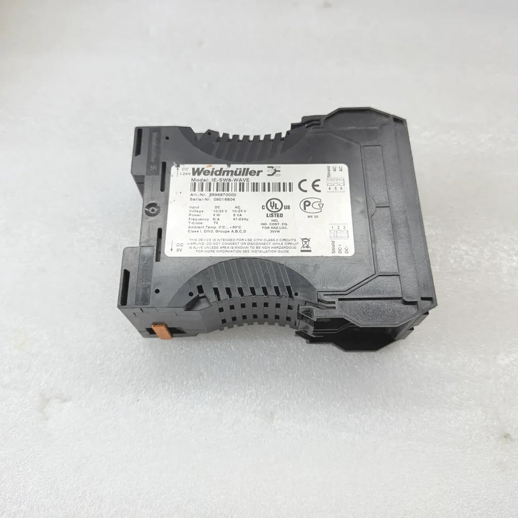 WEIDMULLER IE-SW8-WAVE 8896970000 Unmanaged Ethernet Switch 8-Port 10-35V DC