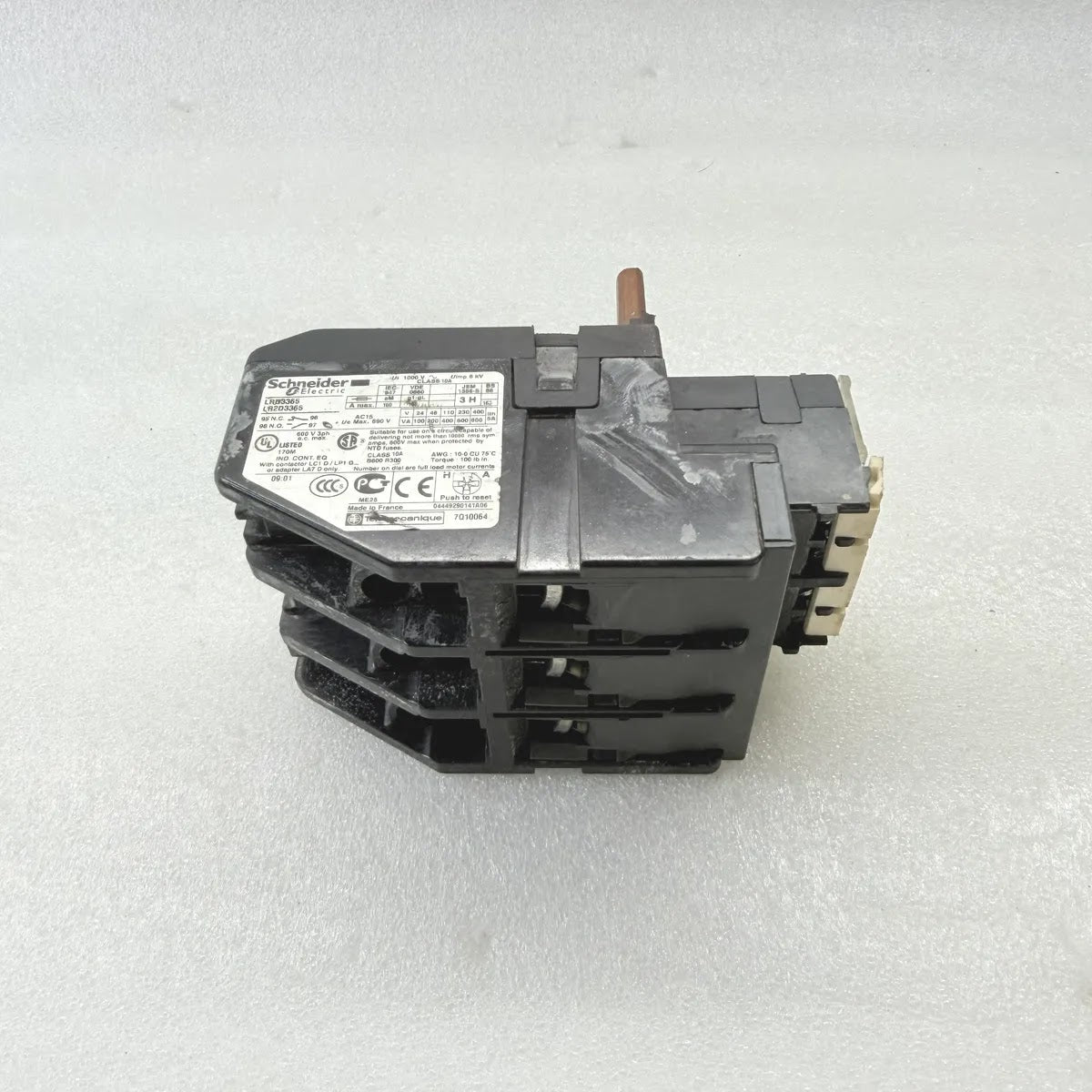 S Electric LRD3365 Thermal Overload Relay 80-104A 690V