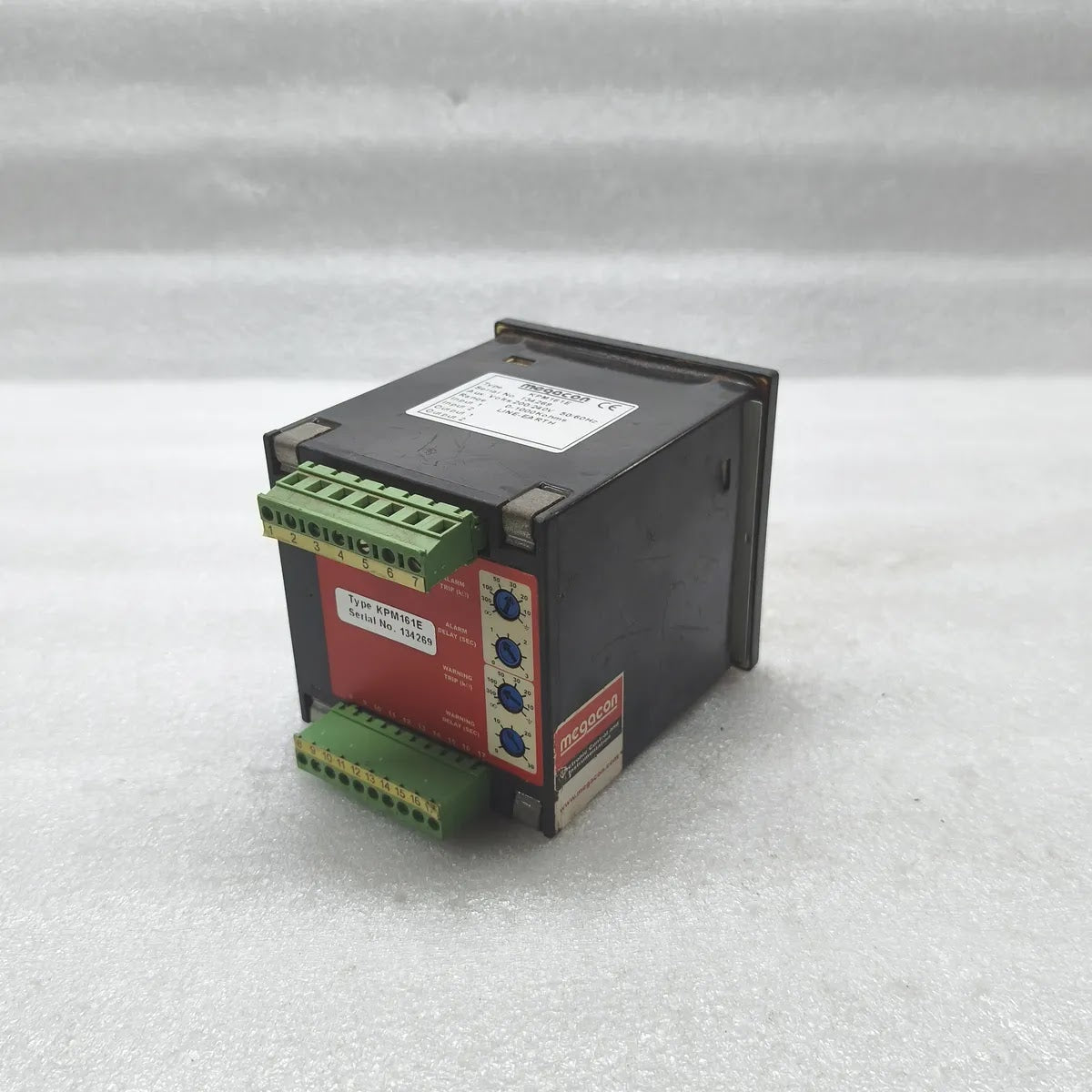 MEGACON KPM161E Insulation Monitor Relay 0-1000kohm 200/240V