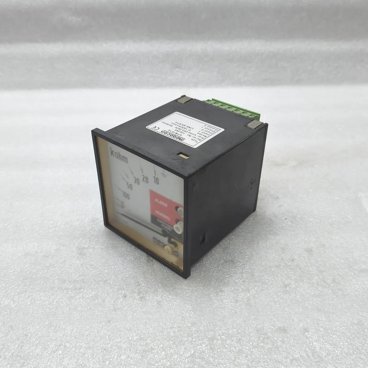 MEGACON KPM161E Insulation Monitor Relay 0-1000kohm 200/240V
