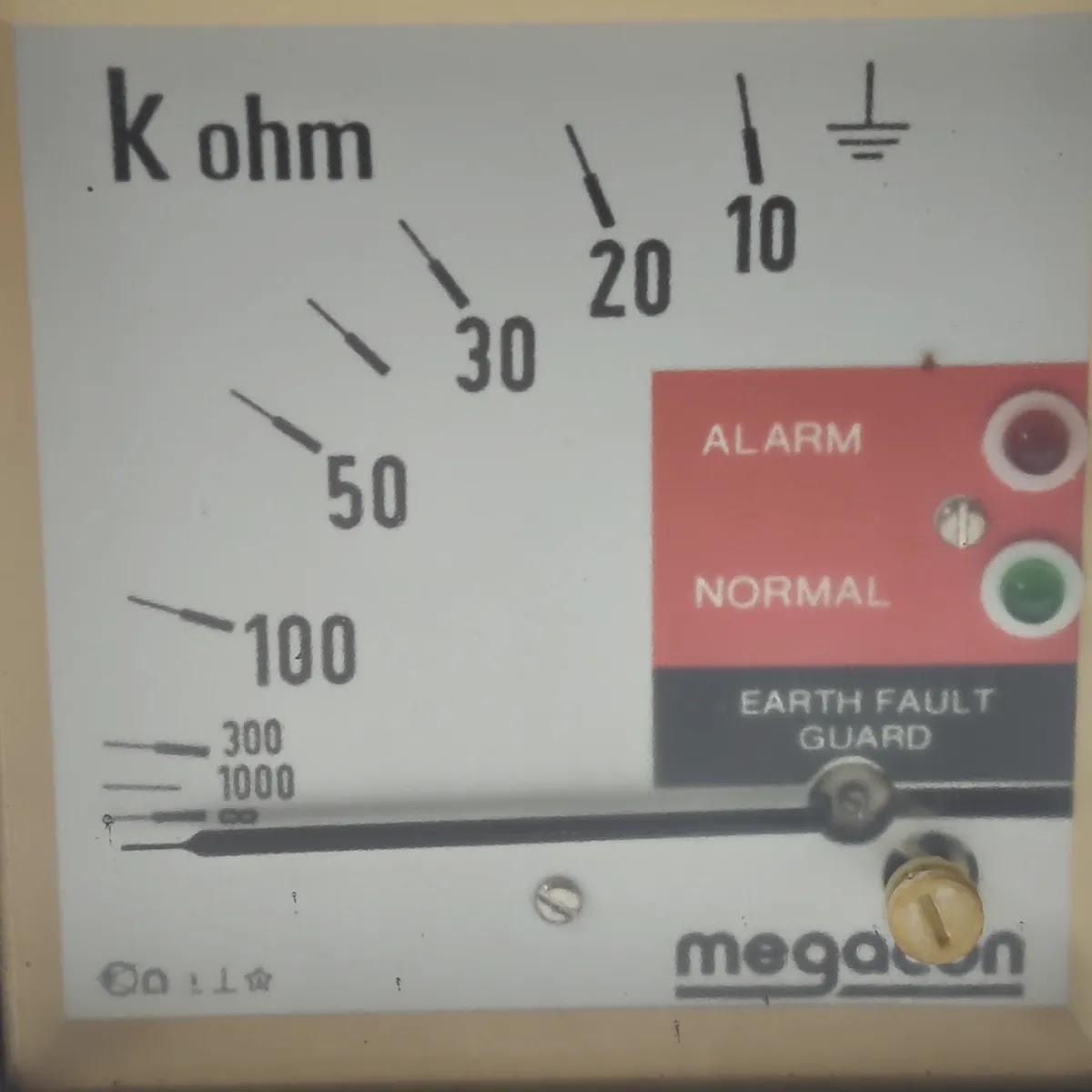MEGACON KPM161 Earth Fault Insulation Monitor 230V 1000kohm