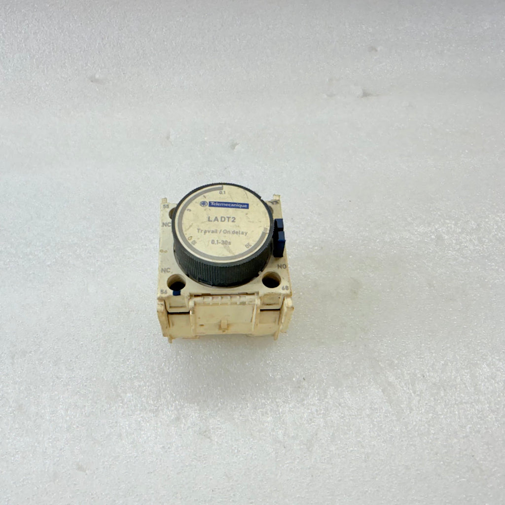 TELEMECANIQUE LADT2 Pneumatic On-Delay Timer Block 0.1-30s 10A