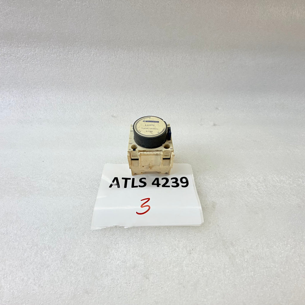 TELEMECANIQUE LADT2 Pneumatic On-Delay Timer Block 0.1-30s 10A