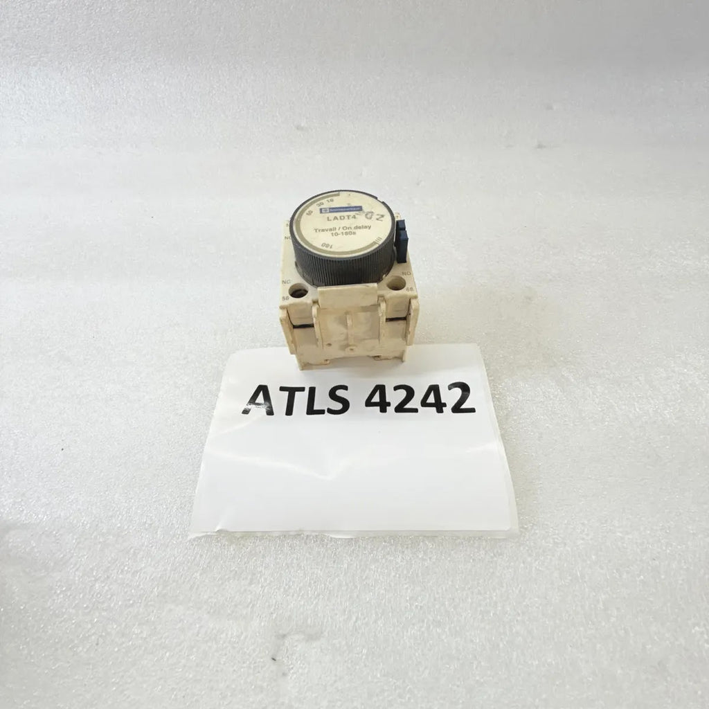 TELEMECANIQUE LADT4 On-Delay Timer Contact Block 10-180s 10A 690V