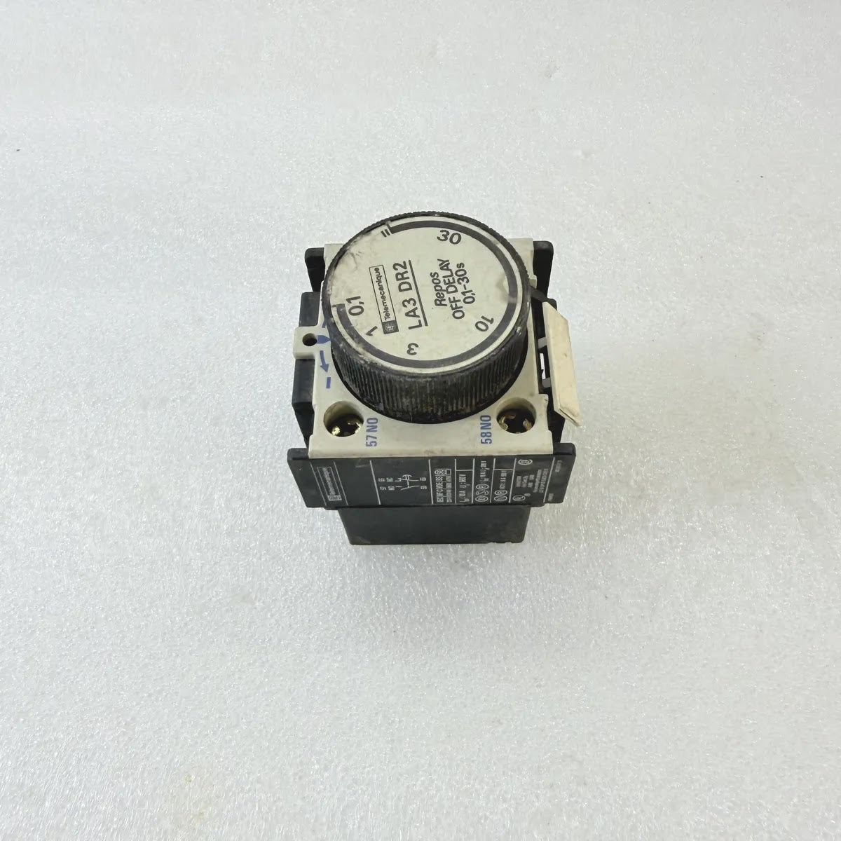 TELEMECANIQUE LA3DR2 Off-Delay Timer Block 0.1-30s 10A