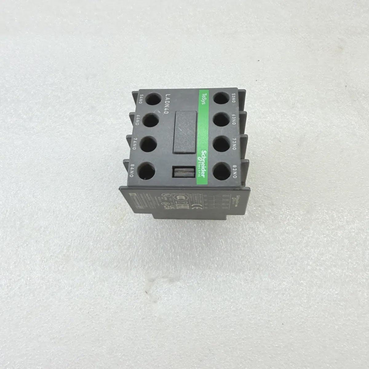 S Electric LADN40 Add On Auxiliary Contact Block 4NO 10A 690V TeSys