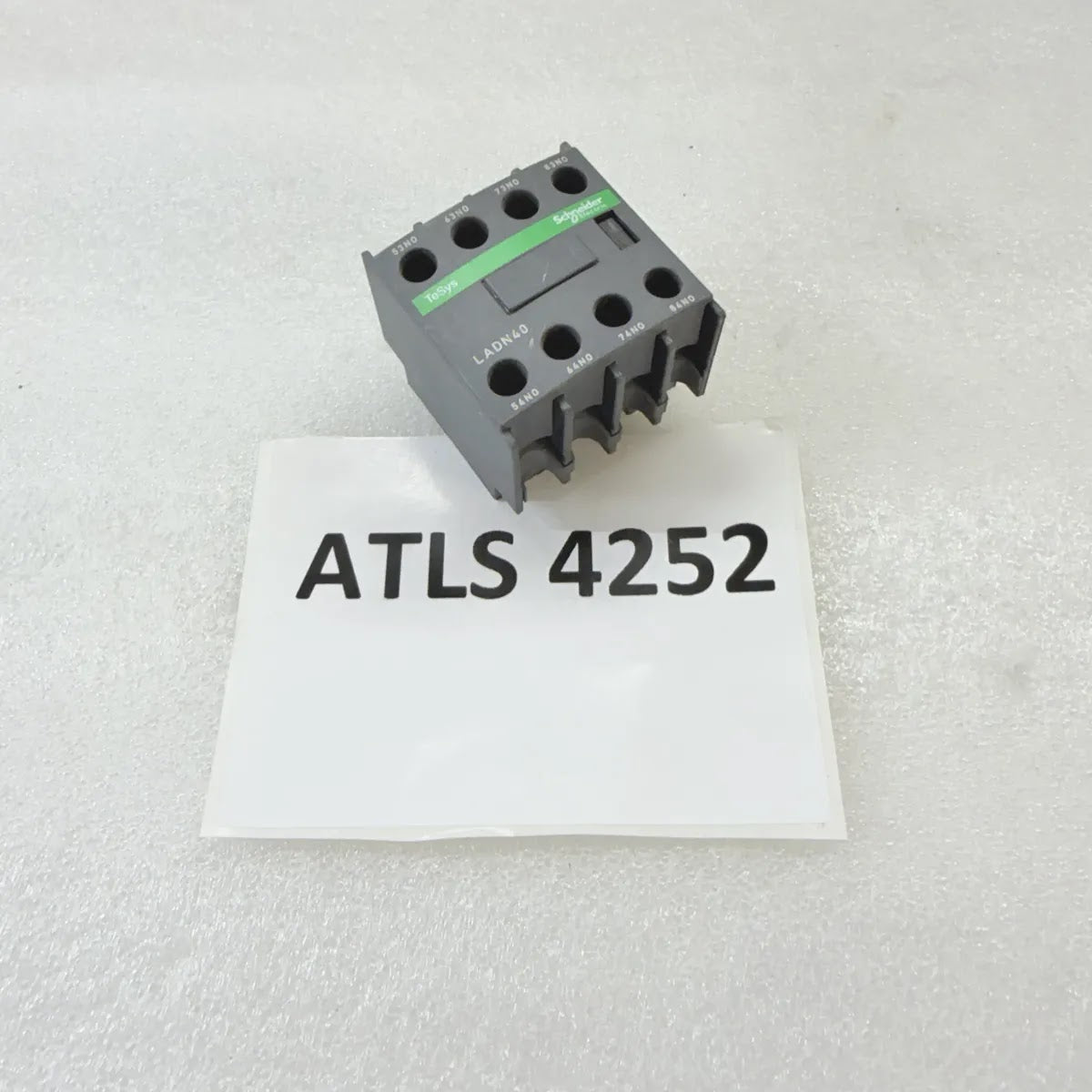 S Electric LADN40 Add On Auxiliary Contact Block 4NO 10A 690V TeSys