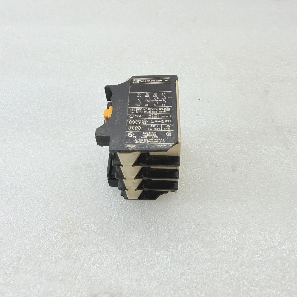TELEMECANIQUE LA1DN40 Auxiliary Contact Block 4NO 10A 690V