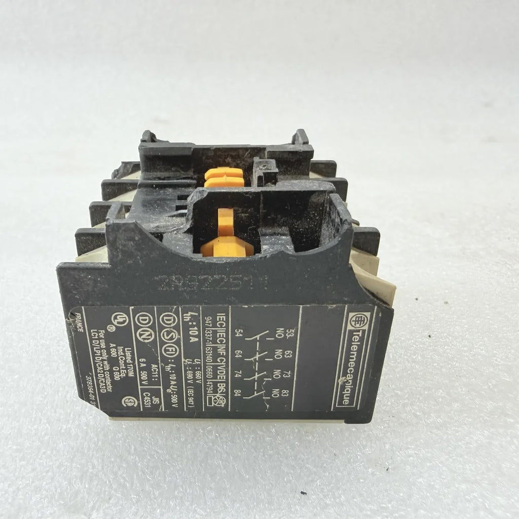 TELEMECANIQUE LA1DN40 Auxiliary Contact Block 4NO 10A 690V