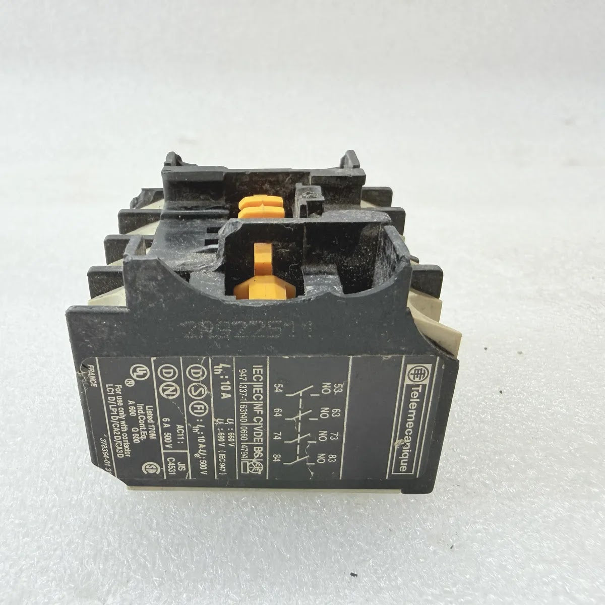 TELEMECANIQUE LA1DN40 Auxiliary Contact Block 4NO 10A 690V