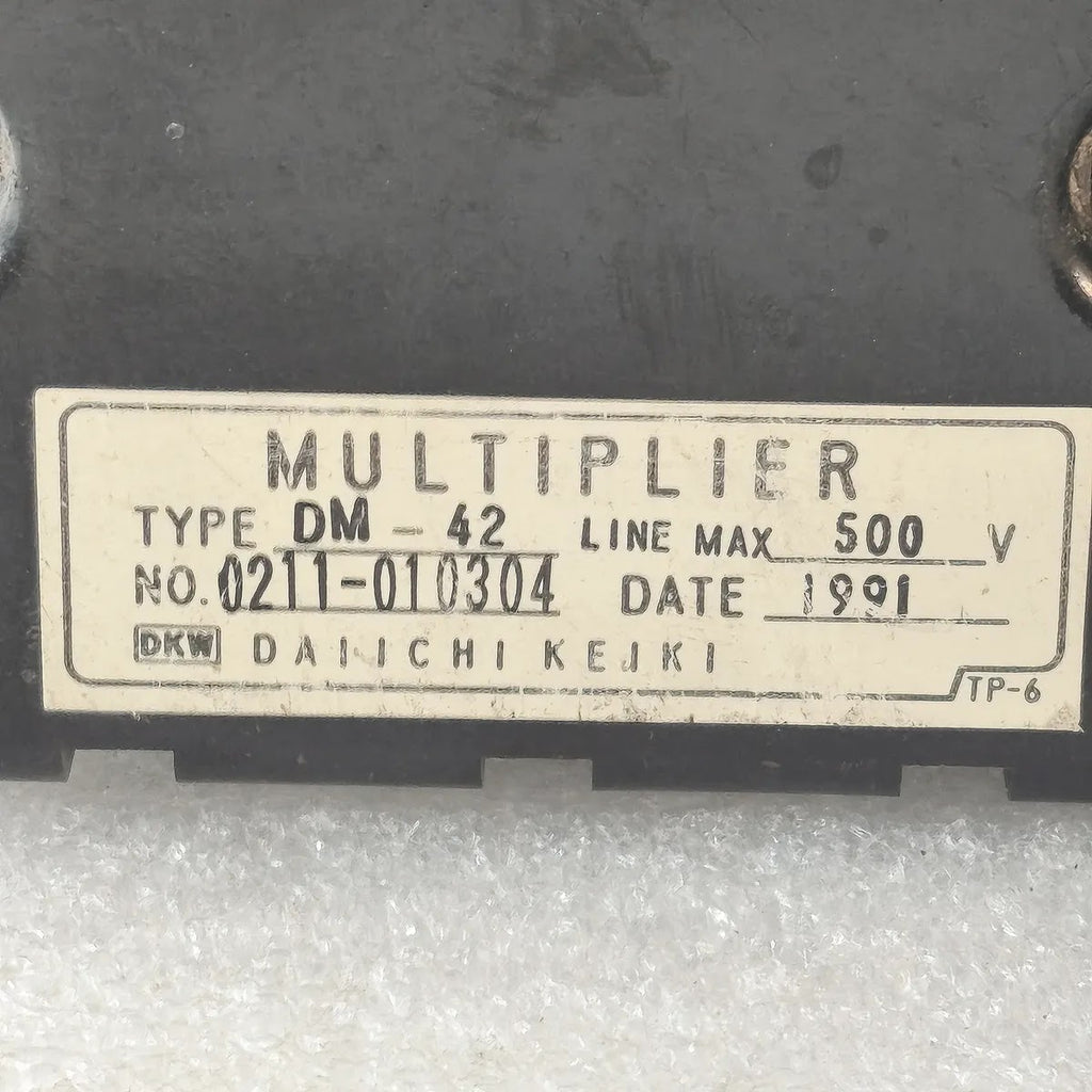 DAIICHI KEIKI DM-42 Meter Multiplier 500V
