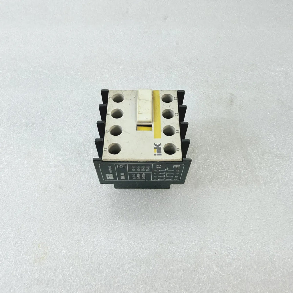 IEK PKI-04 Auxiliary Contact Block 4NC 10A 660V