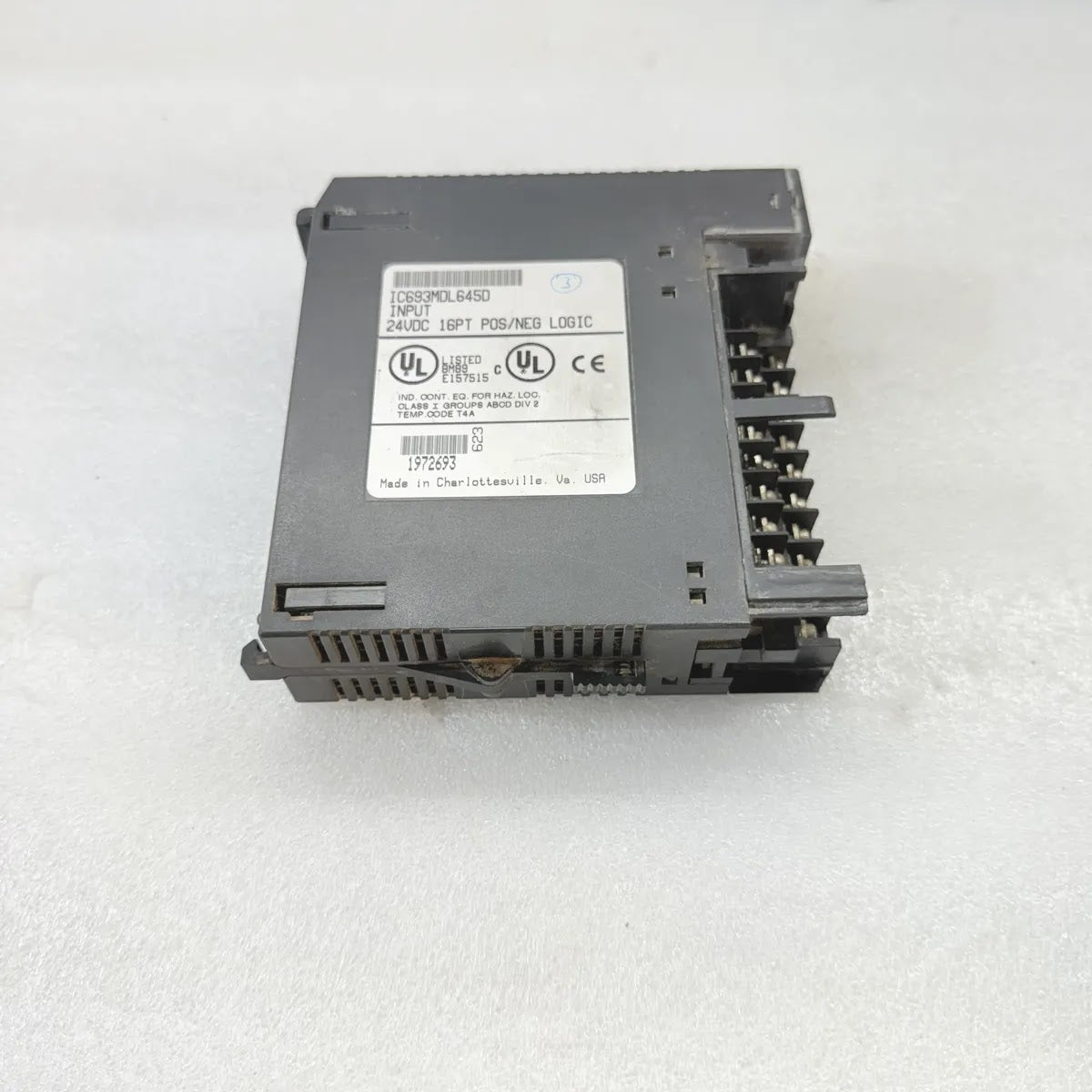 GE FANUC IC693MDL645D Discrete Input Module 24VDC 16-Point