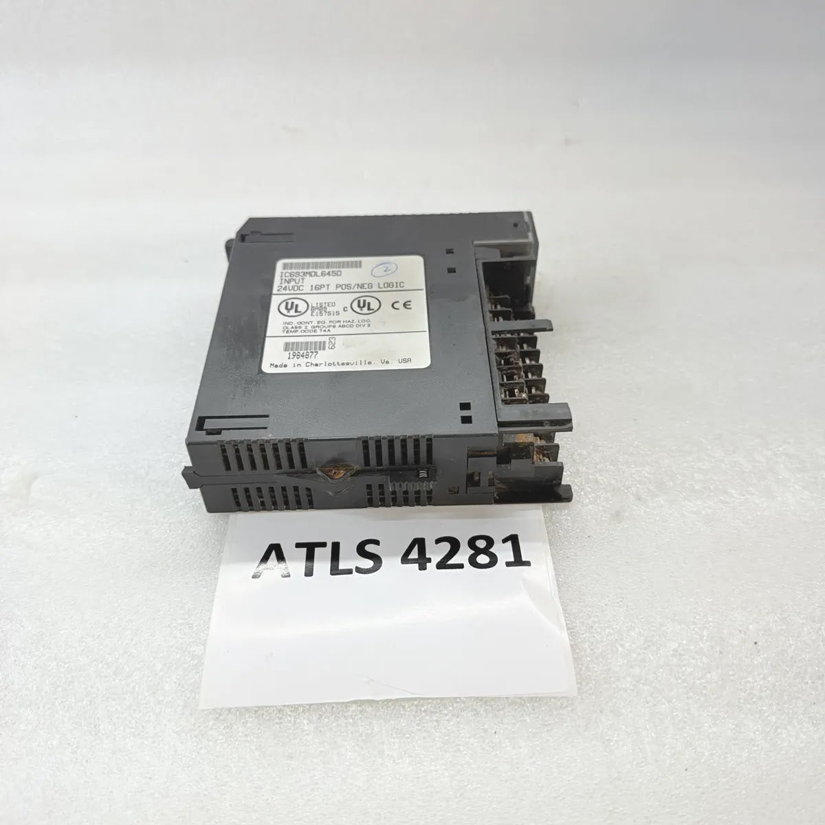 GE FANUC IC693MDL645D Series 90-30 PLC Input Module 24VDC 16-Point