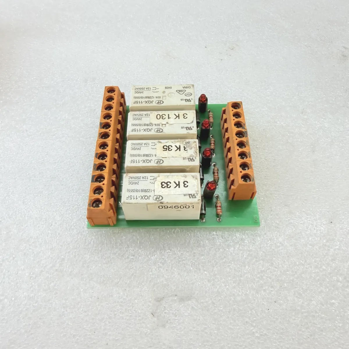 HONGFA JQX-115F RAM-11 V3 4-Channel Relay Module 24VDC 12A 250VAC