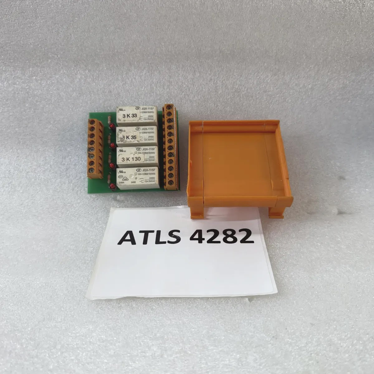 HONGFA JQX-115F RAM-11 V3 4-Channel Relay Module 24VDC 12A 250VAC