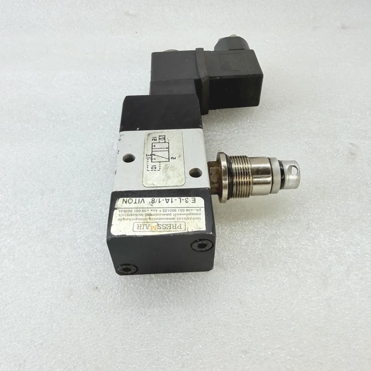 PRESSMAIR E3-L-1A-1/8 Pneumatic Solenoid Valve 24V DC