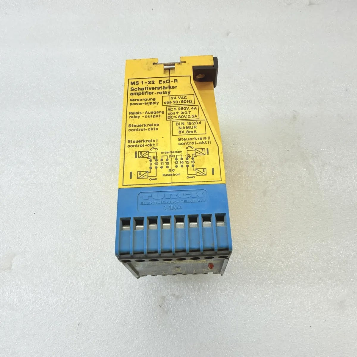TURCK MS1-22EX0-R Multisafe Switching Amplifier Relay 24VAC 4A