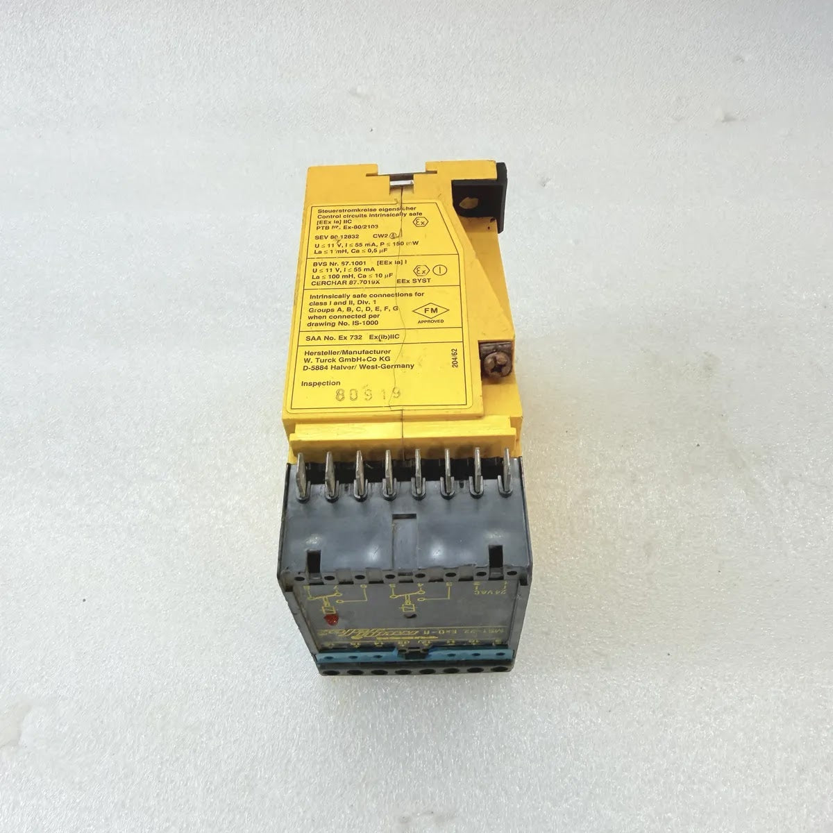 TURCK MS1-22EX0-R Multisafe Switching Amplifier Relay 24VAC 4A