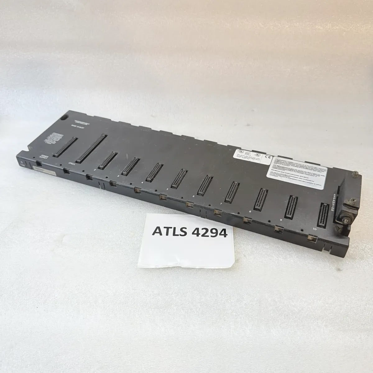 GE FANUC IC693CHS391 Series 90-30 10-Slot CPU Baseplate 5VDC