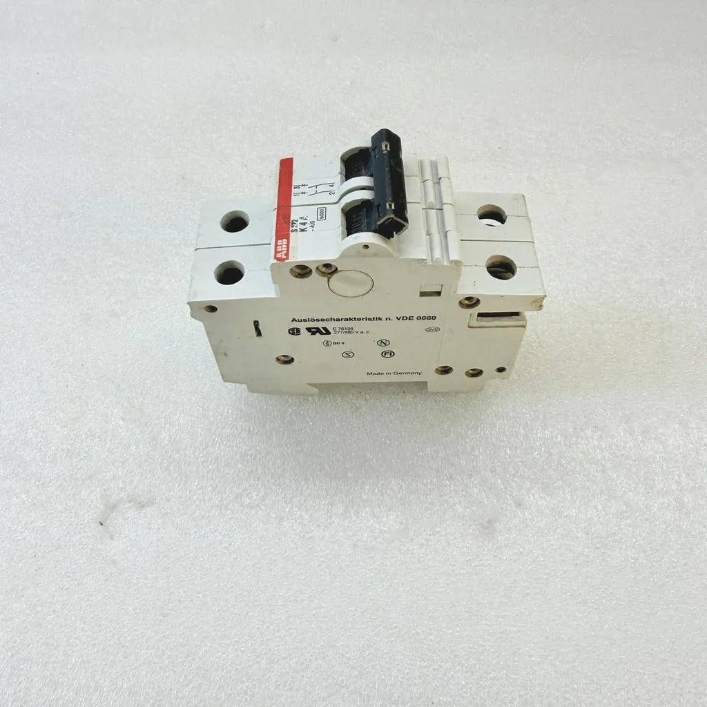 ABB S272 K4A Miniature Circuit Breaker 2P 4A 400V
