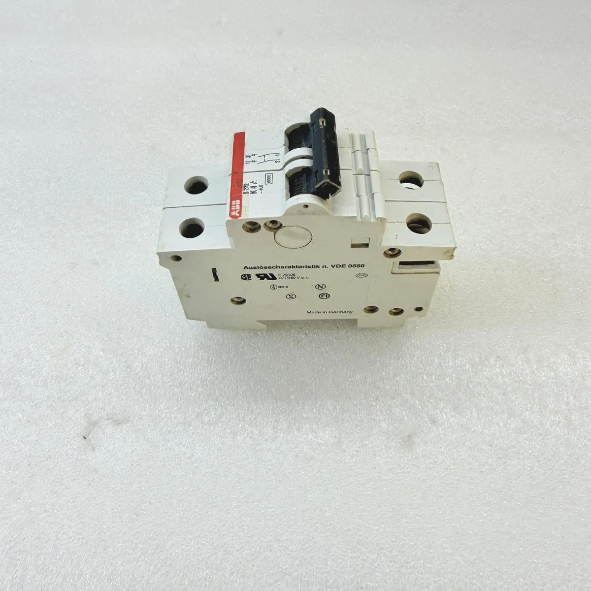 ABB S272 K4A Miniature Circuit Breaker 2P 4A 400V
