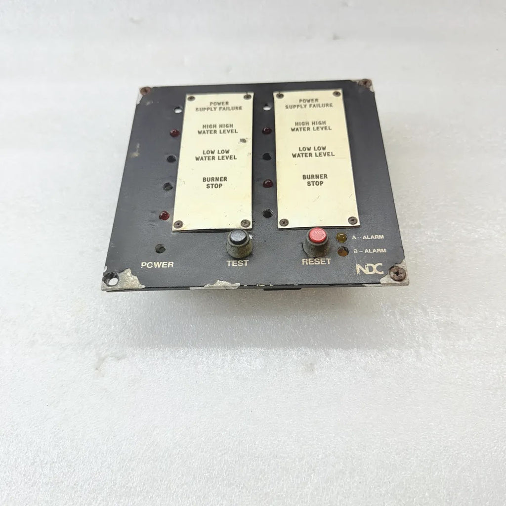 NDC LLC-10 Alarm Display Panel 10-Channel 24V AC/DC Marine Monitor Unit