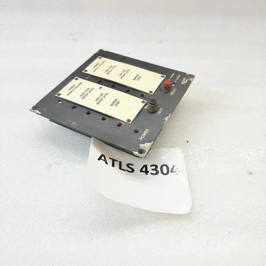 NDC LLC-10 Alarm Display Panel 10-Channel 24V AC/DC Marine Monitor Unit