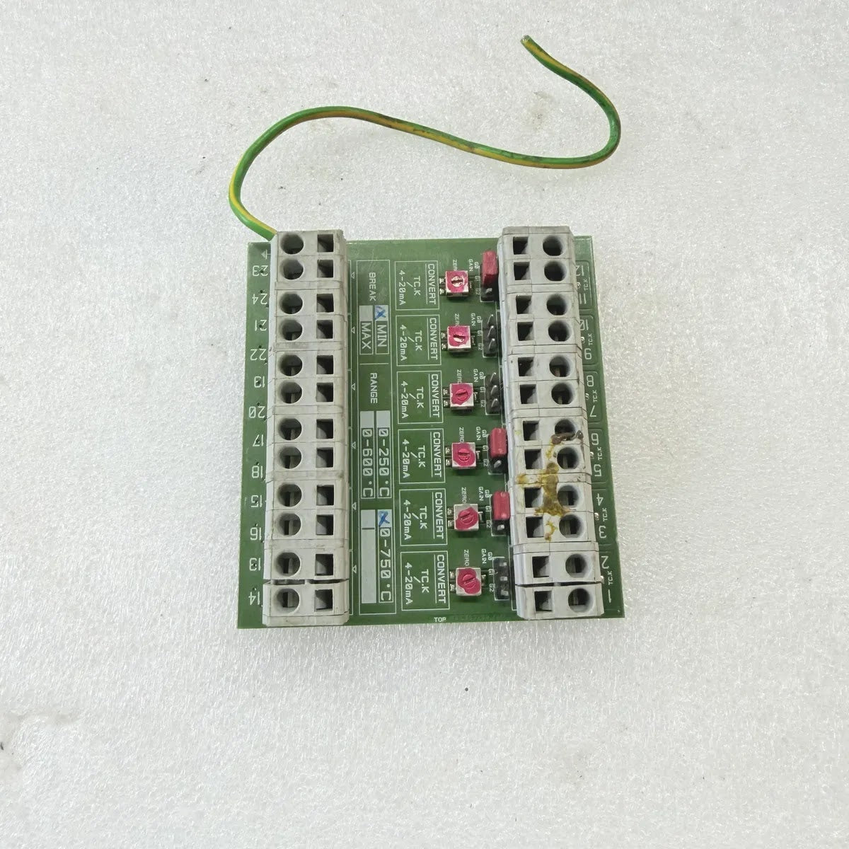 PHOENIX CONTACT UMK-SE 11,25-1 Thermocouple K to 4-20mA Converter 6-Channel