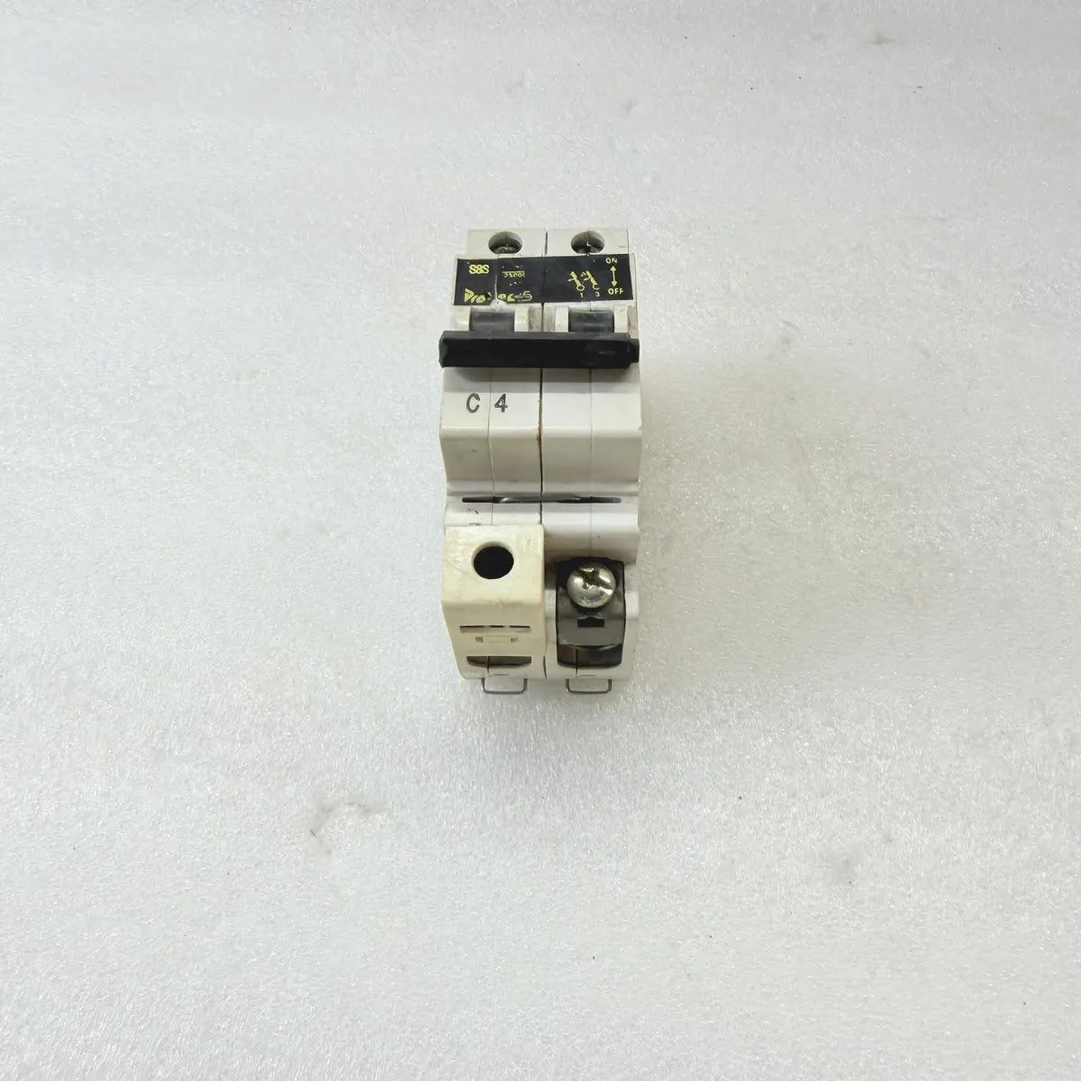 S&S M9 ProtecS MCB Circuit Breaker 2 Pole 4A C Curve