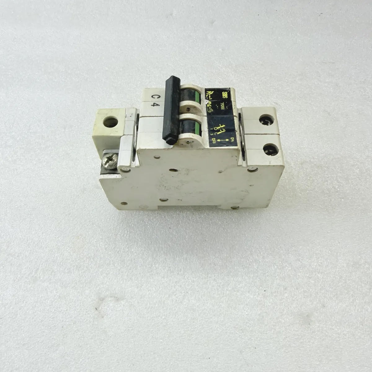 S&S M9 ProtecS MCB Circuit Breaker 2 Pole 4A C Curve